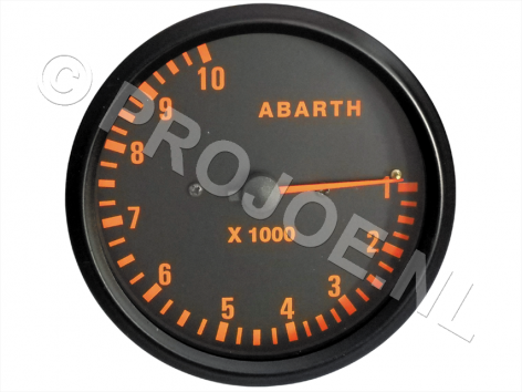 Abarth RPM gauge 100mm