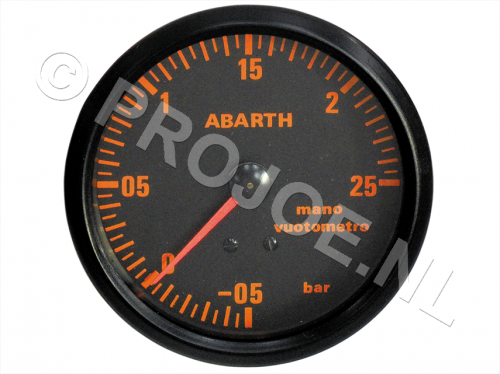 Abarth turbo gauge - manometer 80-mm