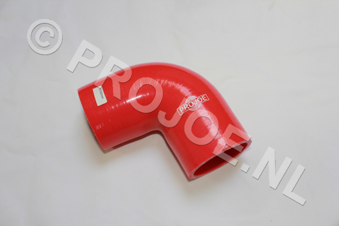 Silicone 90 degree elbow- red