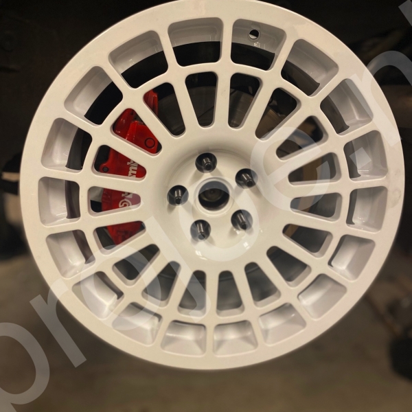 Lancia Delta Integrale Evo 17 x 9  forged wheel – 8,7 Kg – WHITE