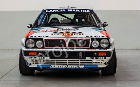 Lancia Delta Integrale - Lancia Martini windscreen decal/sticker