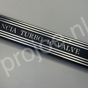 Lancia Delta Integrale spark plug cover  – black wrinkle coating – cheaper version